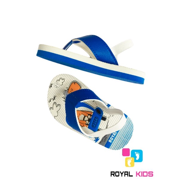 SANDAL BEBY DINO ROYAL KIDS (bisa custom nama)