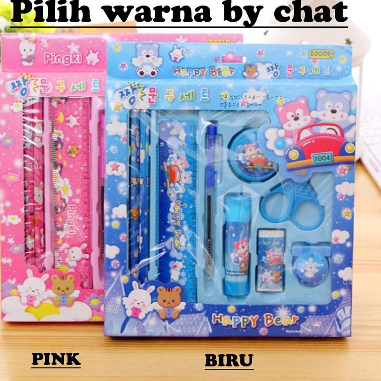 [KODE MQHRI] [paket} Paket Lengkap Anak PG-TK Tas Sekolah Anak TK ( Botol Minum & Set Alat Tulis) Ta