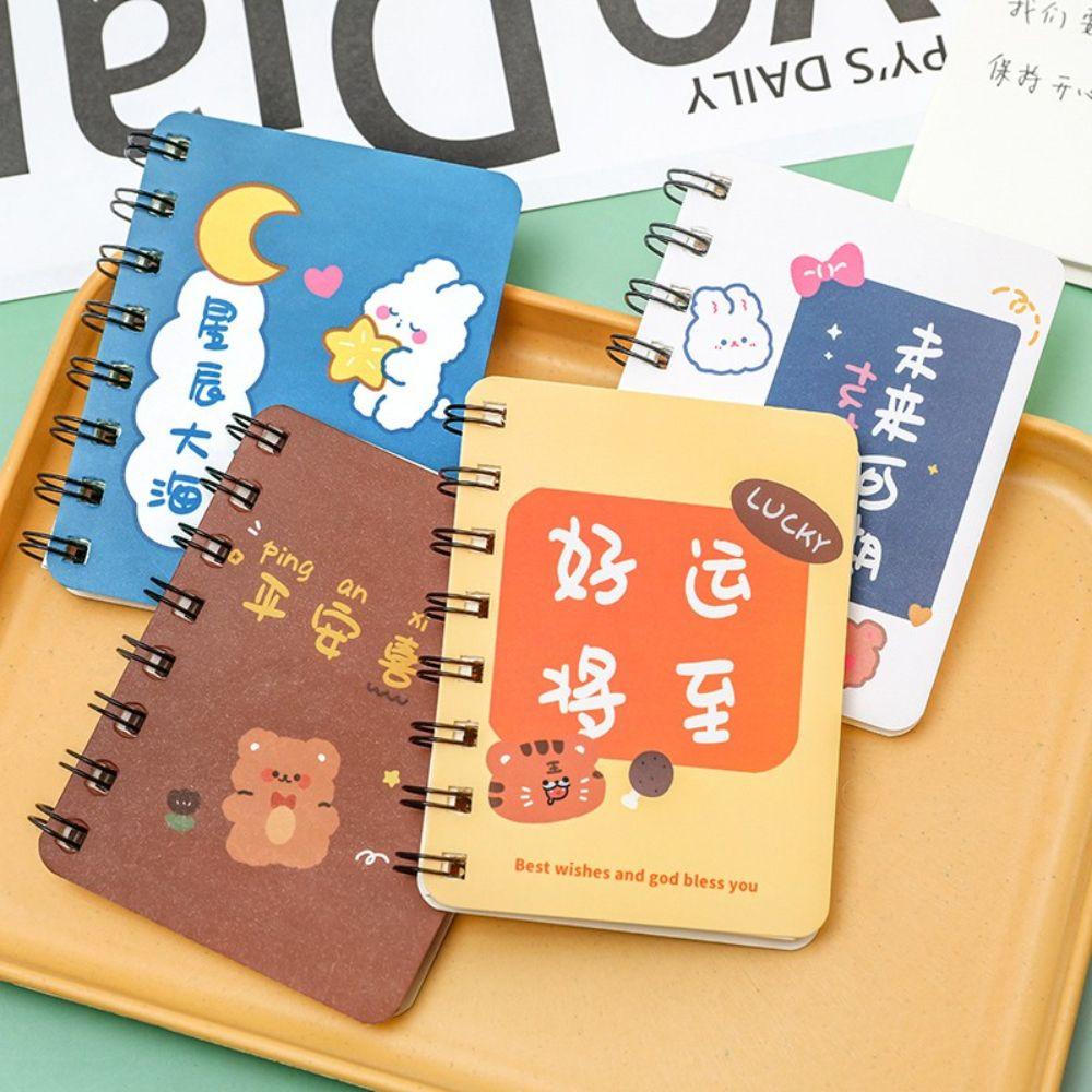 Lanfy Pocket Notebook A7 Alat Tulis Siswa Menggemaskan Menebal Kata Kata Inspirasi 80lembar Diary Book