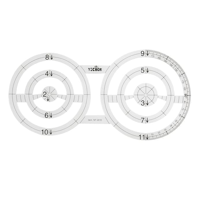 

Penggaris Jahit Menjahit - Quilting Ruler - Patchwork Ruler Lingkaran