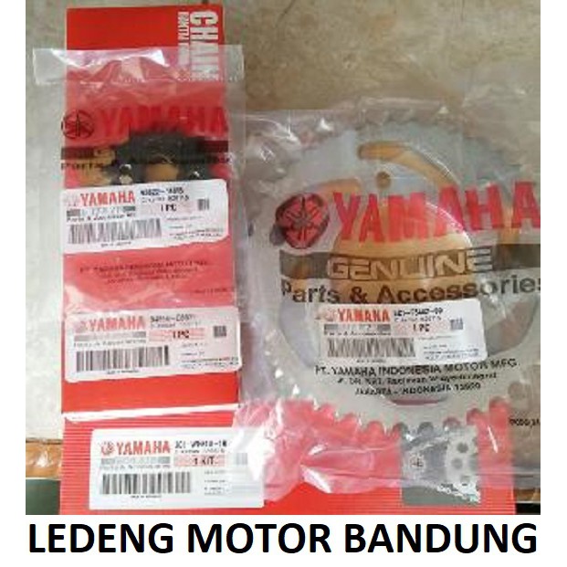 Gear Set Vixion Lama Rantai Komplit GirSet Depan Belakang Original Yamaha YGP