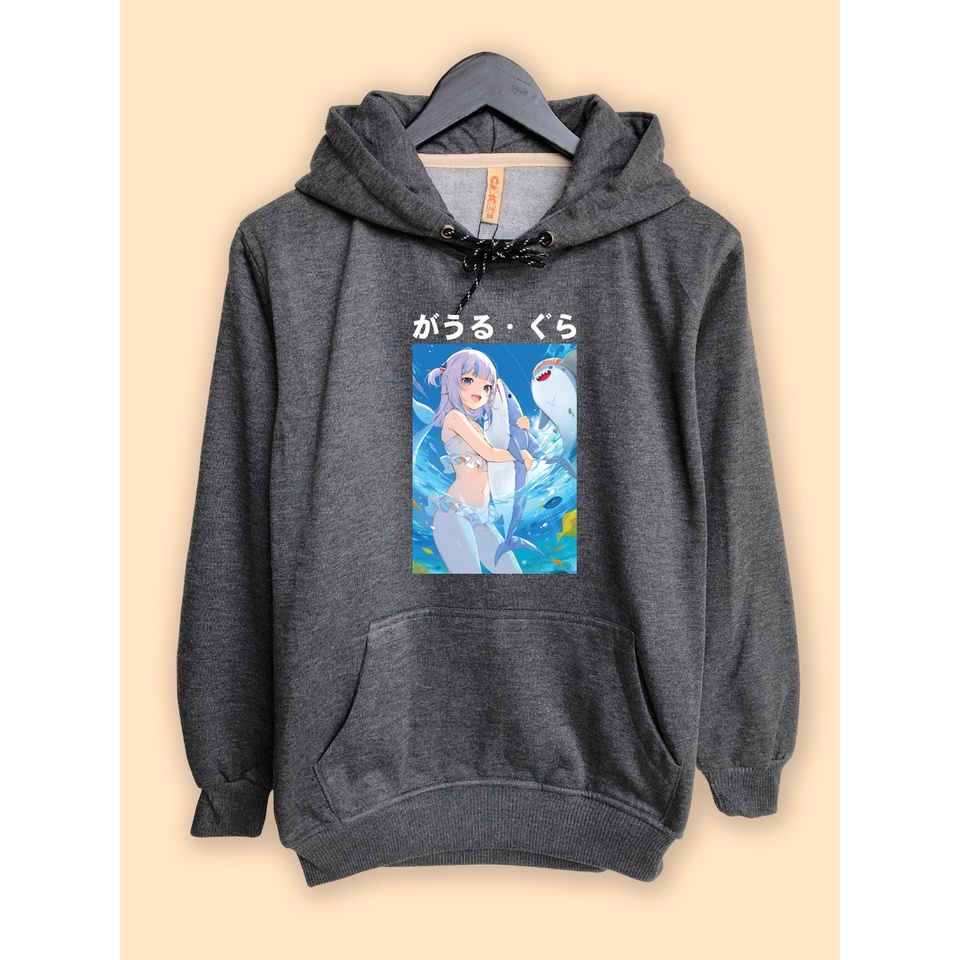 Jaket Hoodie vTuber Hololive Gawr Gura Summer