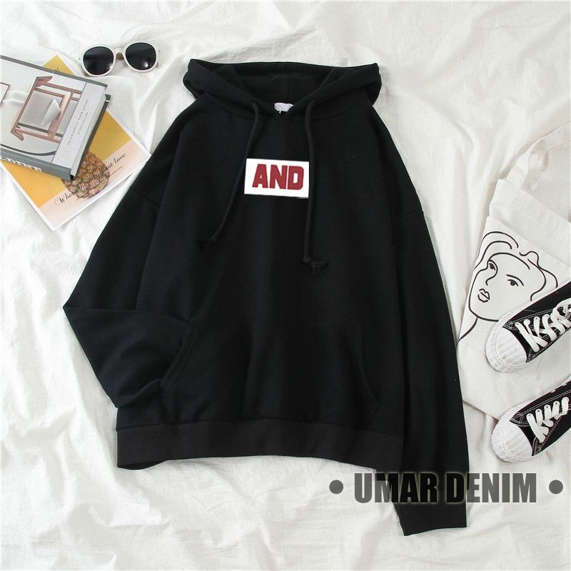 And Hoodie Pria Wanita Unisex Korean Style Bahan Fleece