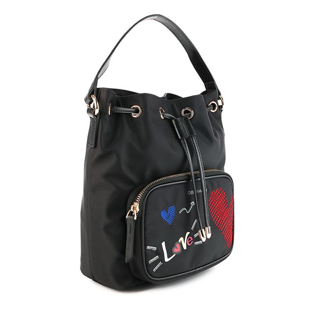 Obermain Bags Sling Wanita Lovey Betty In Black / Tas Selempang Wanita