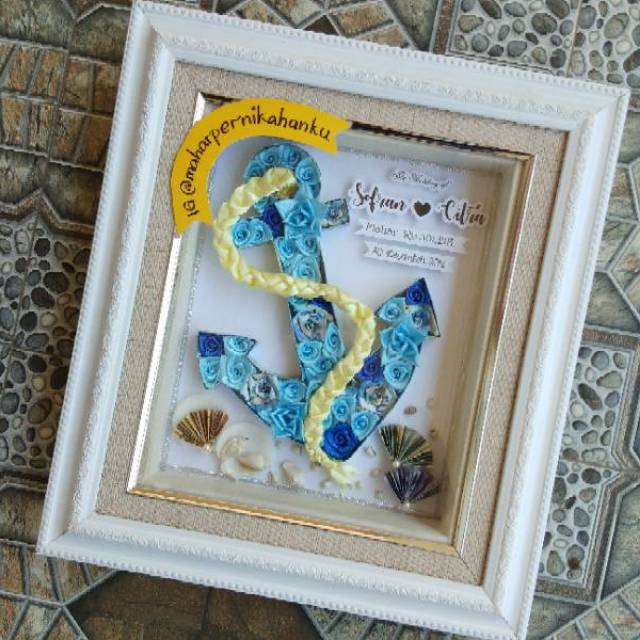 Mahar pernikahan / souvenir / figura mahar / mahar pelayaran / mahar angkatan laut / mahar jangkar