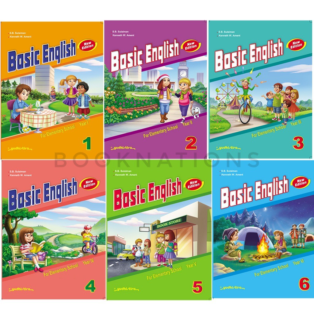 BUKU BAHASA INGGRIS SD BASIC ENGLISH KELAS 1 2 3 4 5 6 ...