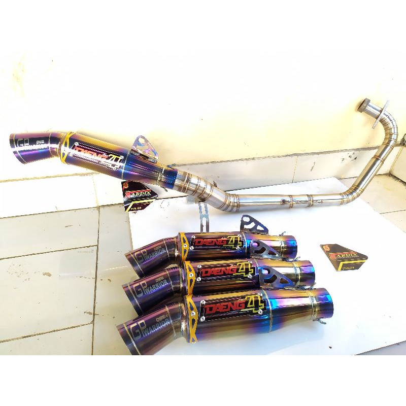 KNALPOT RACING DAENGSAI4 GP WARRIOR FU BOR-UP 200 RAIDER 150