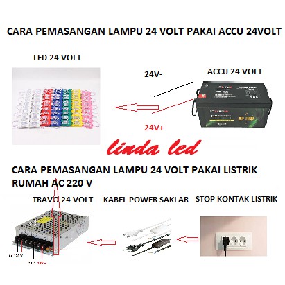 LAMPU LED MODUL 12MATA SMD 2835 10438 12VOLT dan 24VOLT WATERPROOF 12 MATA 12V 24V 1224 V VOLT