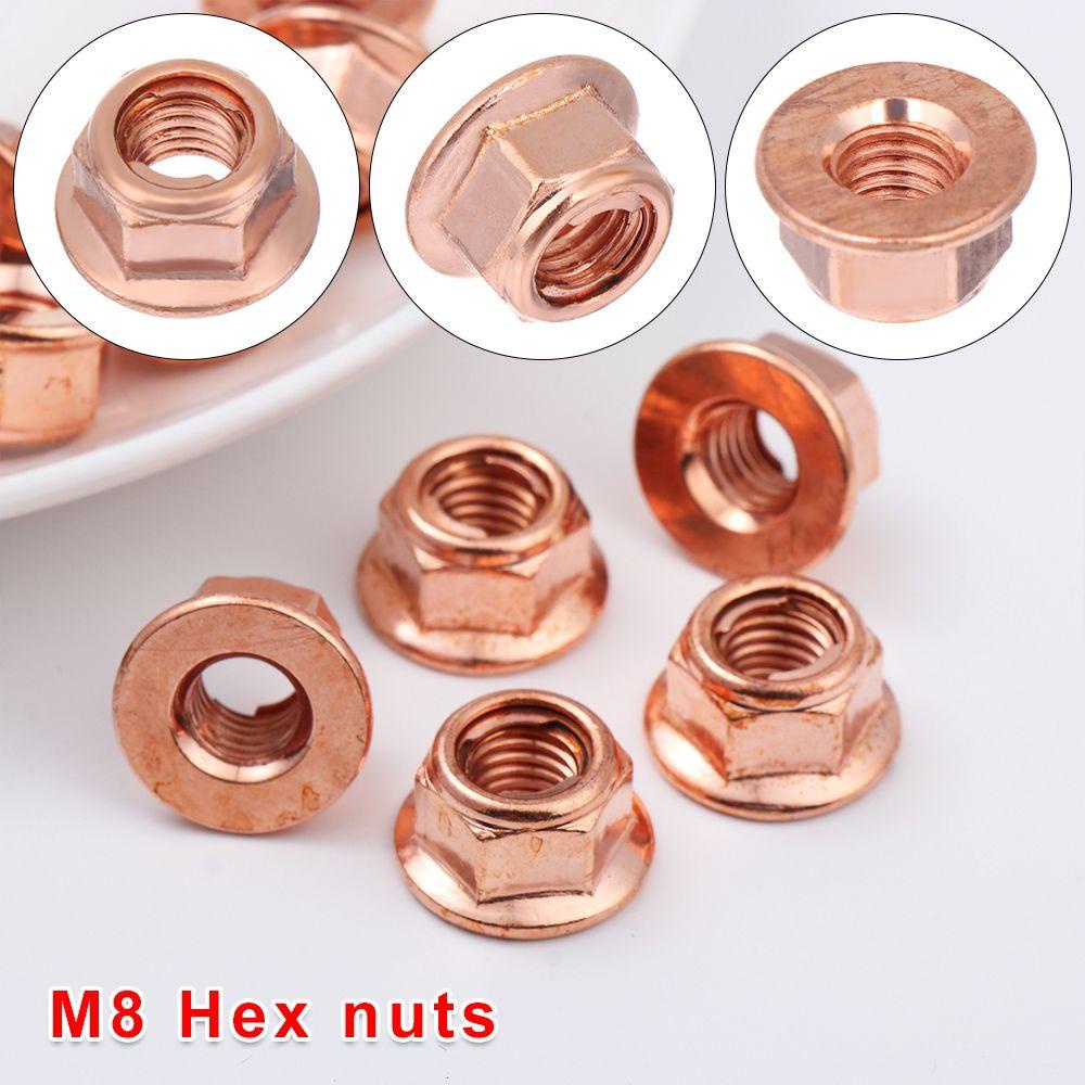 Nanas 12Pcs Mur 8mm Alat Manifold Praktis M8 Nut