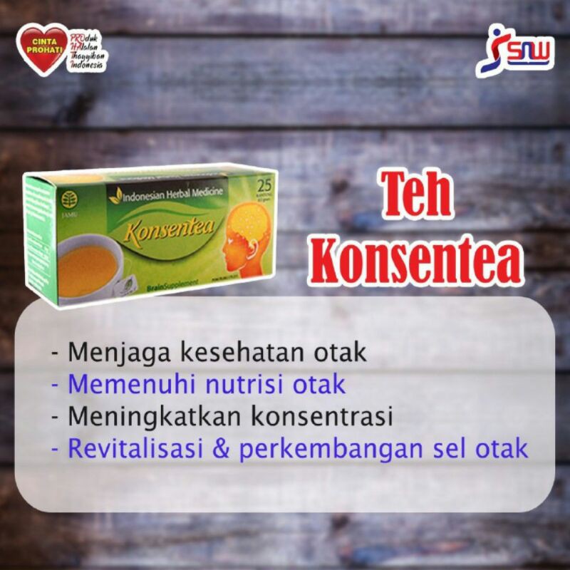 

Konsentea 25 kantung-Nutrisi otak, konsentrasi, perkembangan sel otak