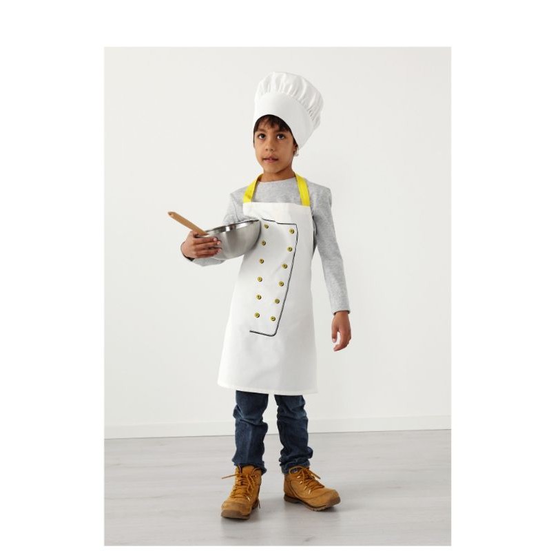 Toppklocka Celemek Anak dan Topi Koki