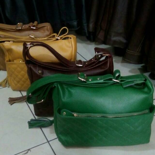 Tas kulit papirut garut