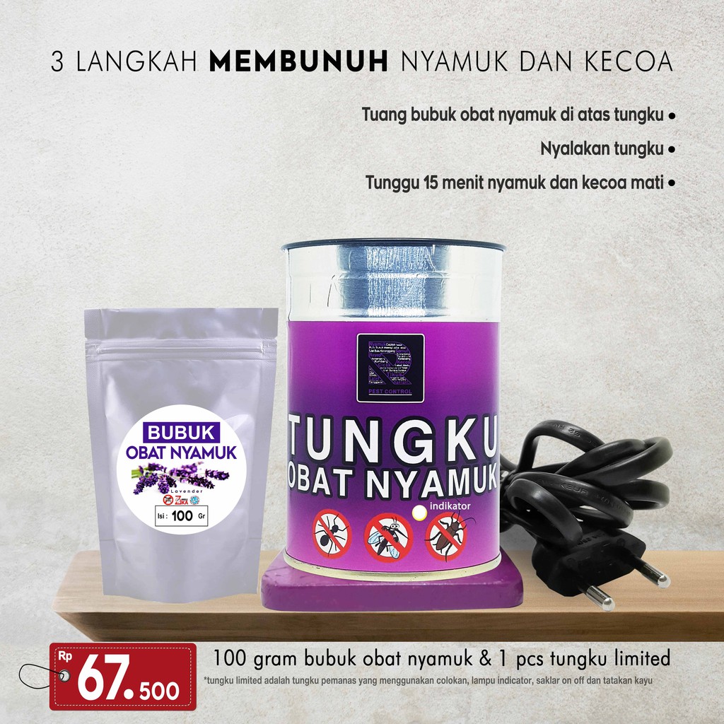 DIJAMIN AMPUH!! OBAT NYAMUK ELEKTRIK TUNGKU ORGANIK PAKET LIMITED 100GR OBAT NYAMUK PASIR