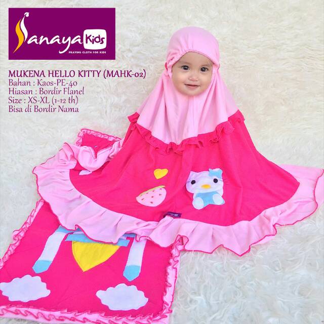 Asiababykids Sanaya Kids mukena anak lucu