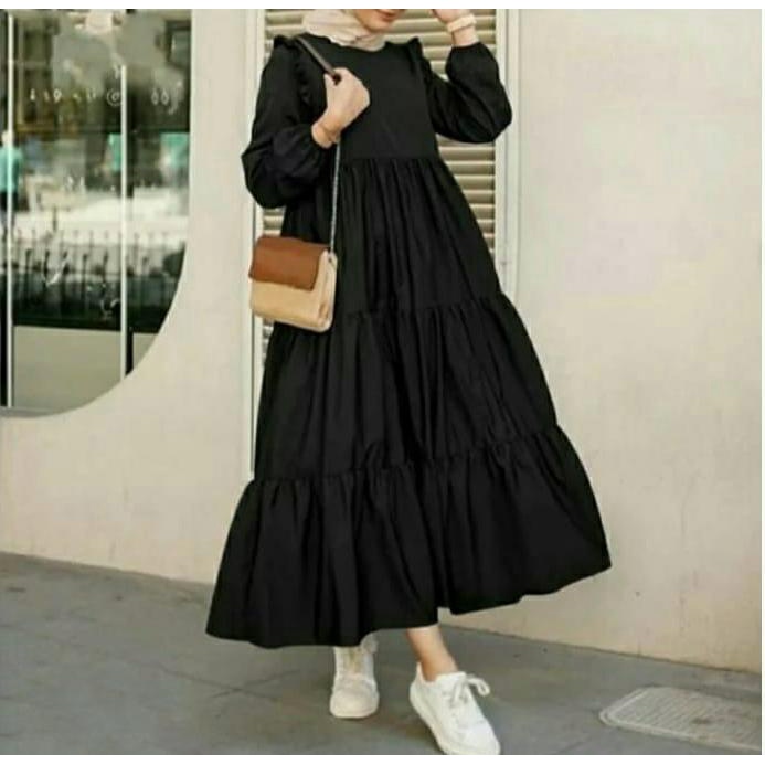 Midi dress//Midikekinian2023//MIDI RUFFLE//BAJU DRESS GAMIS MIDI DRESS - GAMIS VIRAL