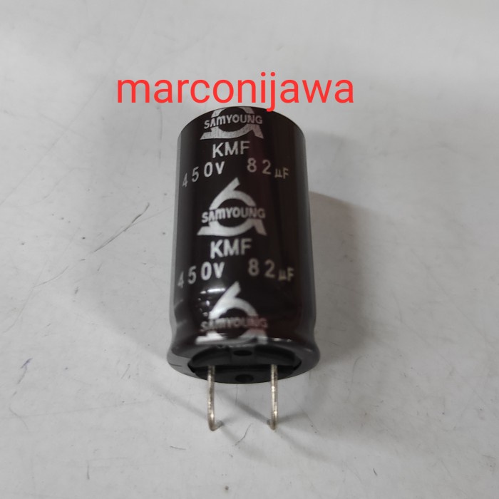 capasitor 82uf 450V coklat 105