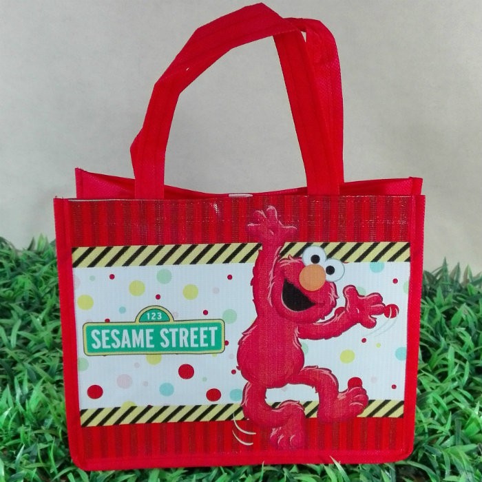 PROMO Tas Ultah Elmo / Tas Souvenir Ulang Tahun Elmo / Goodie Bag Sesame Street TERLARIS MURAH