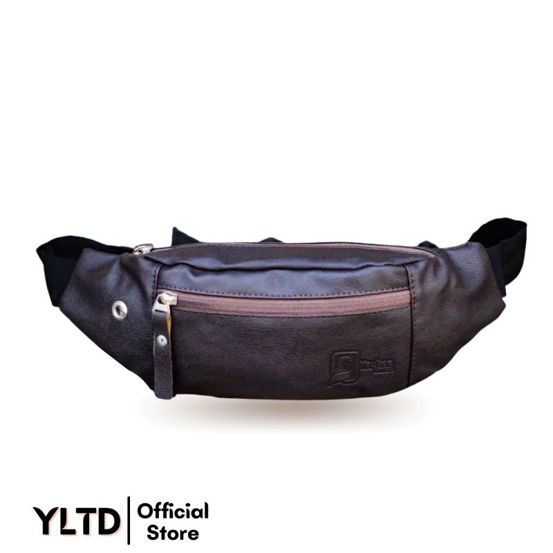 Rancis jaya - Waistbag Bahan Kulit sintetis ANTI AIR | Tas Selempang Waterproof pria wanita