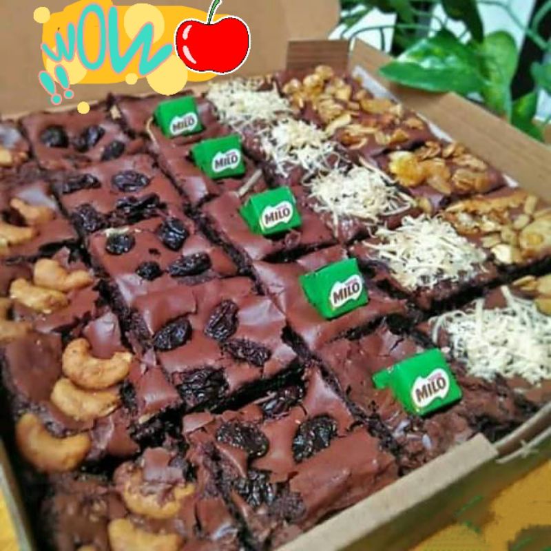 

brownies sekat full topping beli 1 free 1box