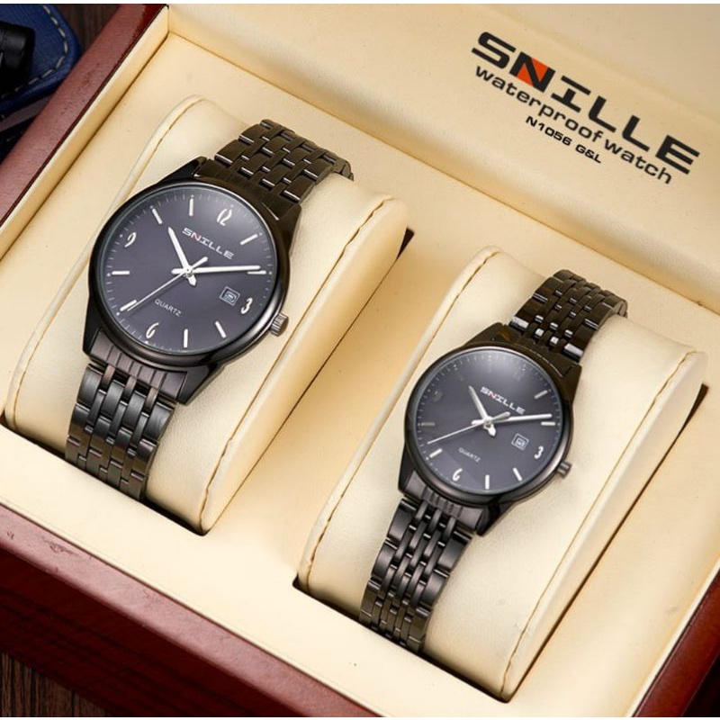 Jam Tangan Snille Rantai Couple water resist