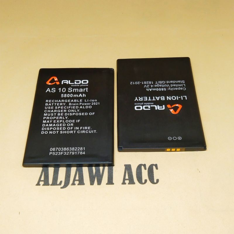 Baterai Bt Batre Battery Aldo AS-10 Smart / AS5 Smart AS-5 SMART ALDO AS10 Smart  Original Battery Hp