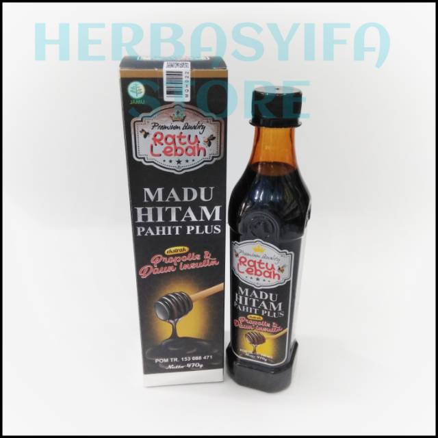 MADU HITAM PAHIT RATU LEBAH Plus PROPOLIS