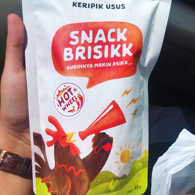 

kripik usus ayam ( snack brisikk)