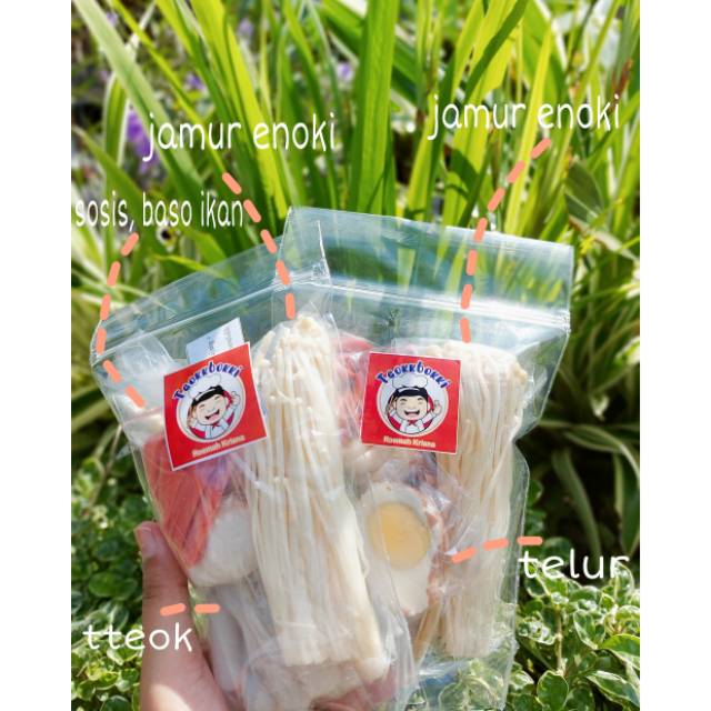 

Tteokbokki spesial enoki