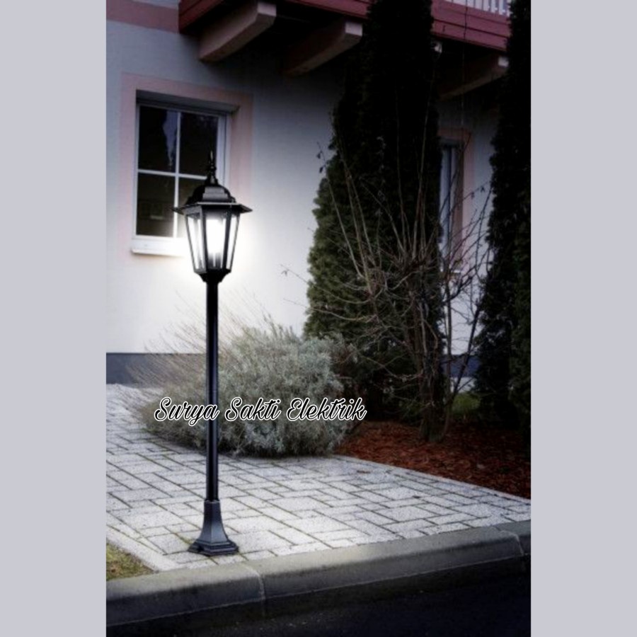 LAMPU HIAS TAMAN Tiang dekorasi OUTDOOR MINIMALIS KLASIK LENGKAP TIANG
