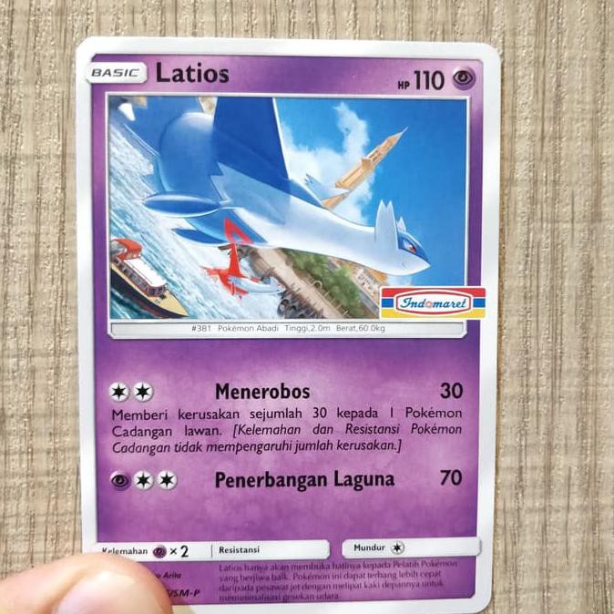 KREDIT MAINAN ANAK】 LATIOS PROMO INDOMARET (KARTU POKEMON TCG INDONESIA) KORTING