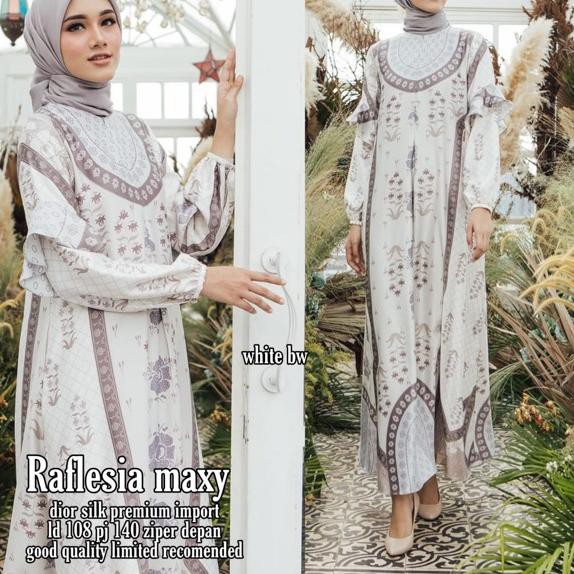 [☎amanah99✔️] Gamis Raflesia Maxy Dress Busana Muslimah By Original Nala Store 2