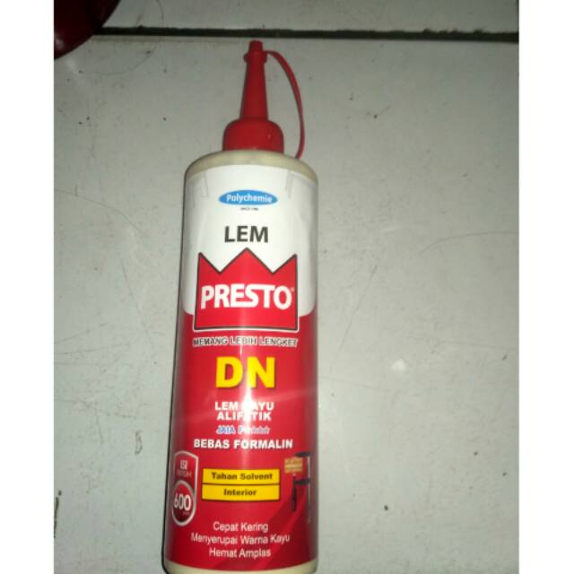 

Lem kayu presto DN yg patah menjadi nempel