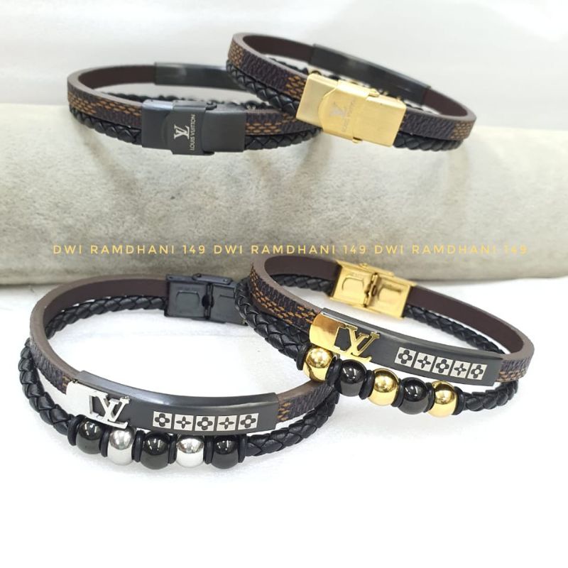 Gelang Kulit Branded Bangle Pria & wanita
