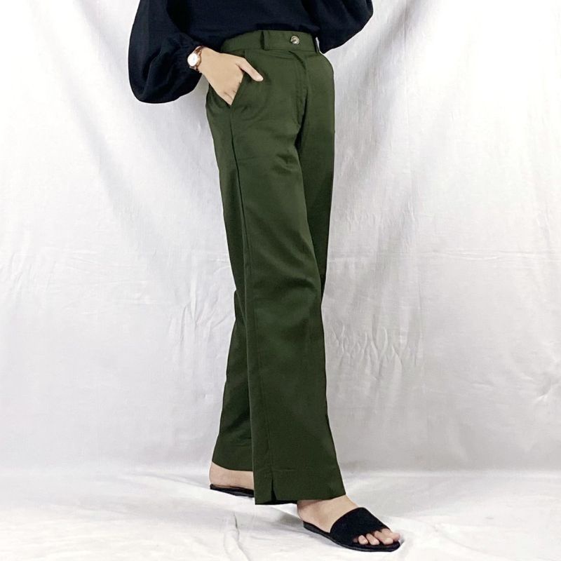 MELVA SLIT PANTS / CELANA KULOT WANITA TERBARU