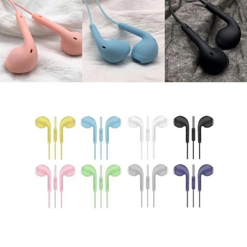 Handsfree Stereo Macaron U19 Headset Super Bass Earphone U19 Headset Macaron U19 Mate colour Hifi Extra Bass Earphone wired U19