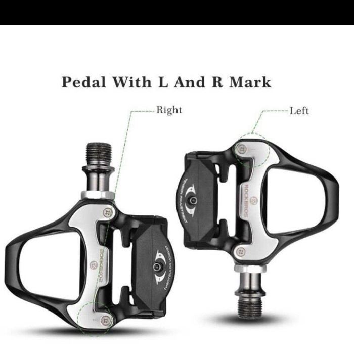 ROCKBROS pedal Cleat Sepeda Pedal Bearing Cleat 2 pcs SPD-SL