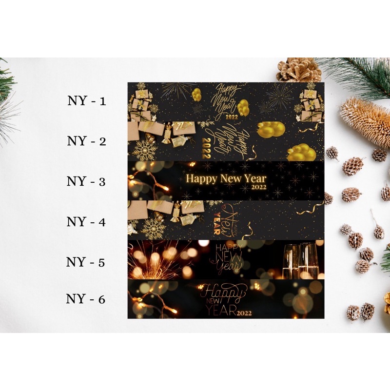

sticker belt new year/sleeve/stickerbelt hampers/souvenir