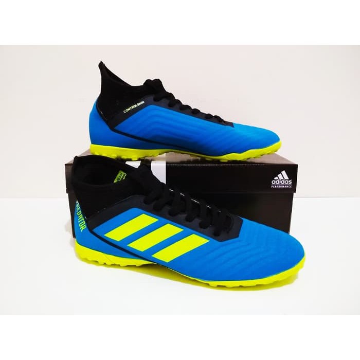 Olahraga SEPATU FUTSAL Adidas PREDATOR BOOTS TF New Grade Ori (Blue Volt)