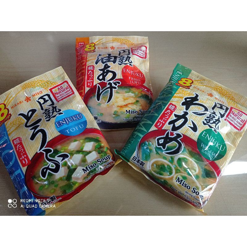 

Hikari Miso instan Jepang isi 8