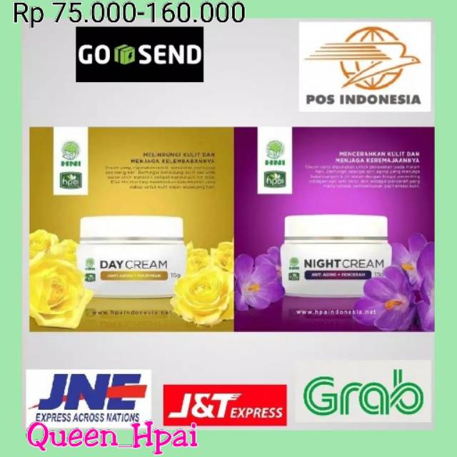 HNI HPAI DAY CREAM NIGHT CREAM 15 gram