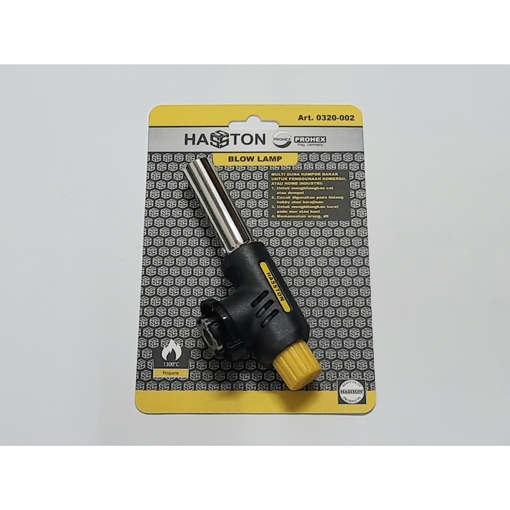 HASSTON PROHEX 0320-002 Portable Gas Torch / BBQ Blow Torch / Flame Gun / Korek