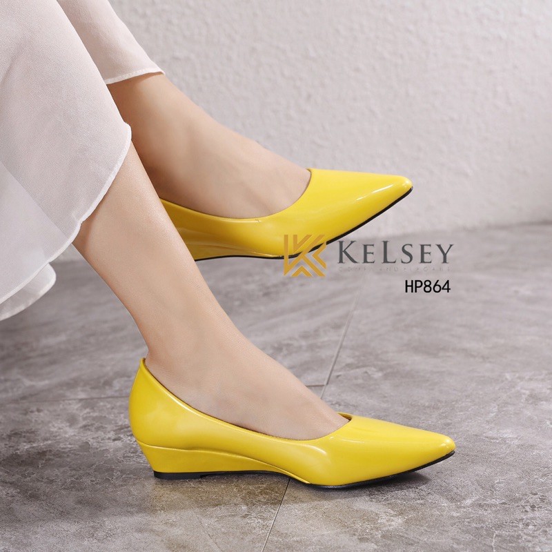 Kelsey Sepatu Heels Wanita Glossy 3,5cm HP864