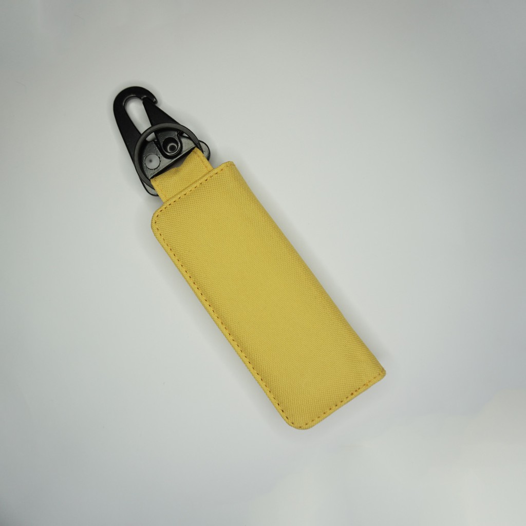 Gantungan Kunci Mobil Motor / Carabiner / Dompet STNK Slim / Warna Kuning - UGCB0010