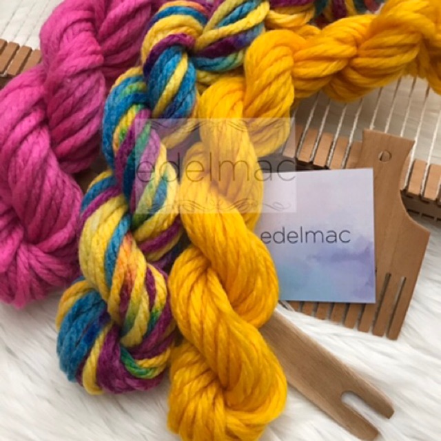 Tali Benang Woolen Colorful Yarn Tapestry Weaving Thick Line Part II