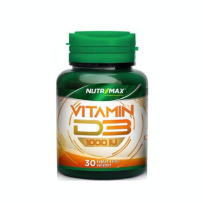 NUTRIMAX VITAMIN D3 1000 IU isi 60 || VIT D 1000IU IMUNITAS TUBUH NYERI TULANG KESEHATAN JANTUNG 60 TABLET