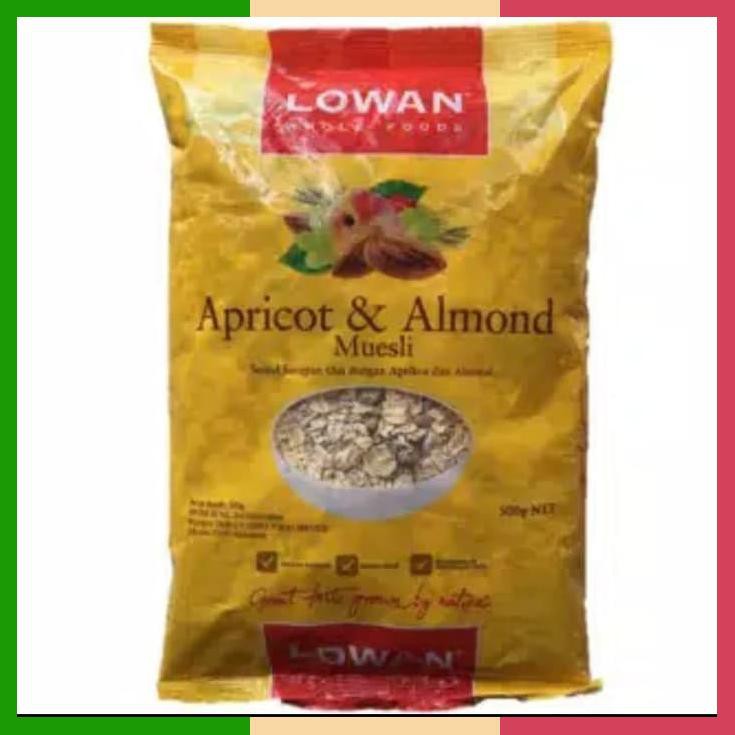 

Lowan Apricot & Almond Muesli / Gandum Buah Kering / Oats
