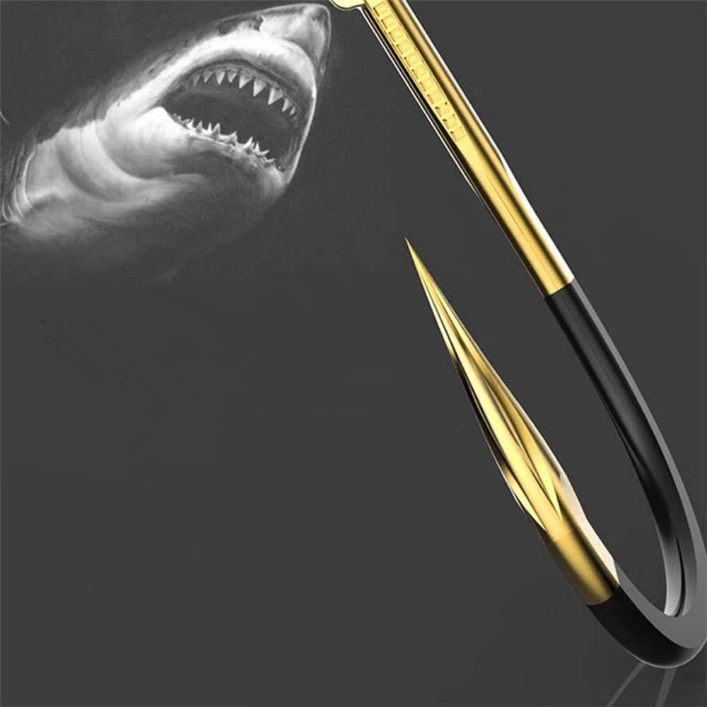 Lanfy Memancing Kait Gaya Jepang Micro Fishing Tackle Aksesoris Carp Hook 45 cm Garis Pengikat Pancing Berduri Kait Tunggal