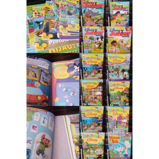 [preloved/second/bekas] Majalah anak Disney Junior / playhouse / phineas and ferb
