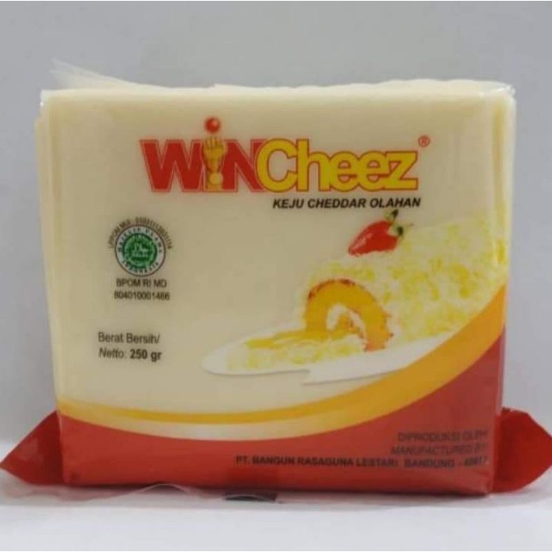 

KEJU CHEDDAR OLAHAN MERK WINCHEEZ 250 GR