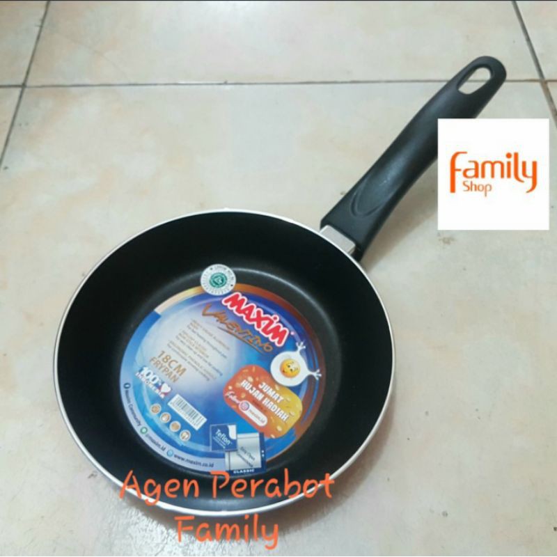 Frypan Teflon 18cm Maxim Anti Lengket Valentino